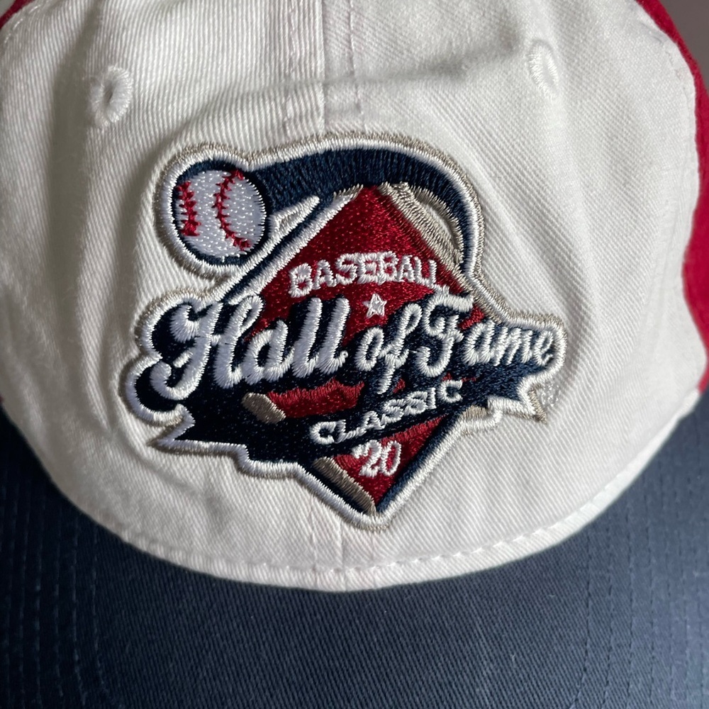 Gear For Sports Red White Navy Baseball Hall of Fame Classic Cap - Picture 2 of 8